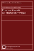 Cover: Krise und Zukunft des Fl&auml;chentarifvertrages - Nomos
