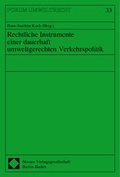 Bild: Rechtliche Instrumente einer dauerhaft umweltgerechten Verkehrspolitik - Nomos