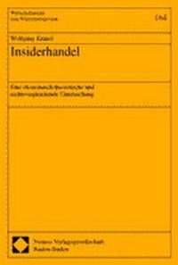 Abbildung von: Insiderhandel - Nomos