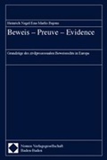 Cover: Beweis - Preuve - Evidence - Nomos
