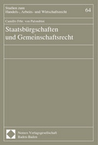 Abbildung von: Staatsbürgschaften und Gemeinschaftsrecht - Nomos