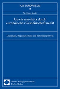 Abbildung von: Gewässerschutz durch europäisches Gemeinschaftsrecht - Nomos