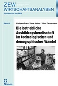 Cover: Die betriebliche Ausbildungsbereitschaft im technologischen und demographischen Wandel - Nomos