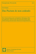 Bild: Das Pactum de non cedendo - Nomos