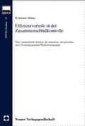 Cover: Effizienzvorteile in der Zusammenschlu&szlig;kontrolle - Nomos