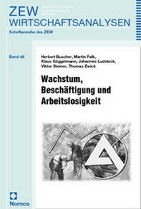 Abbildung von: Wachstum, Beschäftigung und Arbeitslosigkeit - Nomos
