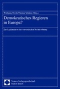 Cover: Demokratisches Regieren in Europa? - Nomos