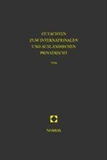 Cover: Gutachten zum internationalen und ausl&auml;ndischen Privatrecht 1998 - Nomos