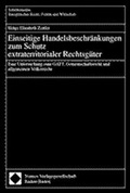 Bild: Einseitige Handelsbeschränkungen zum Schutz extraterritorialer Rechtsgüter - Nomos