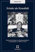 Cover: Friede als Ernstfall - Nomos