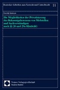 Bild: Die Möglichkeiten der Privatisierung des Bekanntgabewesens von Meßstellen und Sachverständigen nach §§ 26 und 29a BImSchG - Nomos