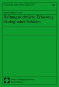 Bild: Haftungsrechtliche Erfassung ökologischer Schäden - Nomos