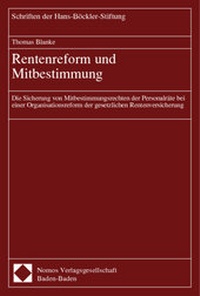 Abbildung von: Rentenreform und Mitbestimmung - Nomos
