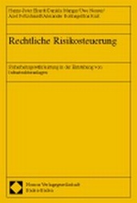 Bild: Rechtliche Risikosteuerung - Nomos