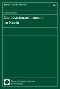 Abbildung von: Das Existenzminimum im Recht - Nomos