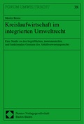 Bild: Kreislaufwirtschaft im integrierten Umweltrecht - Nomos