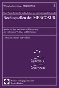 Enlarge image Cover: Rechtsquellen des MERCOSUR - Nomos