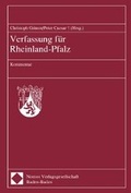 Bild: Verfassung f&uuml;r Rheinland-Pfalz - Nomos