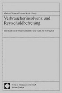 Enlarge image Cover: Verbraucherinsolvenz und Restschuldbefreiung - Nomos