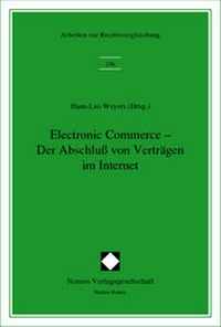 Abbildung von: Electronic Commerce - Der Abschluß von Verträgen im Internet - Nomos