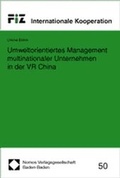 Cover: Umweltorientiertes Management multinationaler Unternehmen in der VR China - Nomos