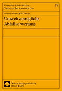 Abbildung von: Umweltverträgliche Abfallverwertung - Nomos