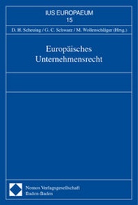 Abbildung von: Europäisches Unternehmensrecht - Nomos