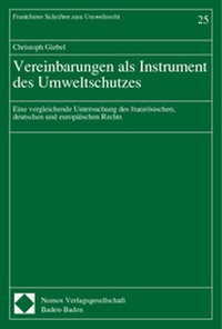 Bild: Vereinbarungen als Instrument des Umweltschutzes - Nomos