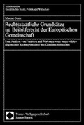 Cover: Rechtsstaatliche Grunds&auml;tze im Beihilferecht der Europ&auml;ischen Gemeinschaft - Nomos