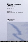 Cover: Hearing the Voices of Children - Routledge