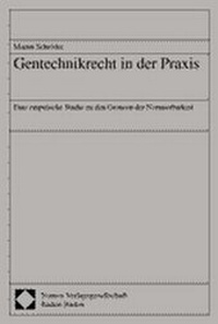 Bild: Gentechnikrecht in der Praxis - Nomos
