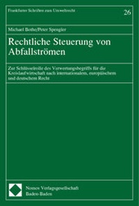 Abbildung von: Rechtliche Steuerung von Abfallströmen - Nomos
