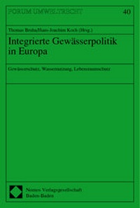 Abbildung von: Integrierte Gewässerpolitik in Europa - Nomos