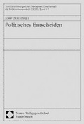 Cover: Politisches Entscheiden - Nomos