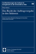 Cover: Das Recht der Auftragsvergabe in den Sektoren - Nomos