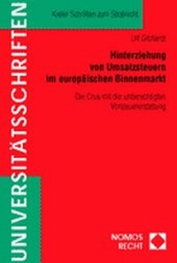 Abbildung von: Hinterziehung von Umsatzsteuern im europäischen Binnenmarkt - Nomos