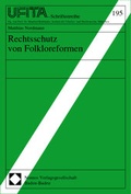 Cover: Rechtsschutz von Folkloreformen - Nomos