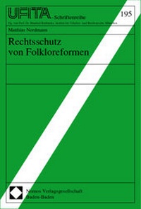 Enlarge image Cover: Rechtsschutz von Folkloreformen - Nomos