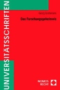 Cover: Das Forschungsgeheimnis - Nomos