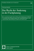 Bild: Das Recht der Änderung in der Fachplanung - Nomos
