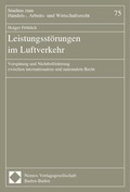 Cover: Leistungsst&ouml;rungen im Luftverkehr - Nomos