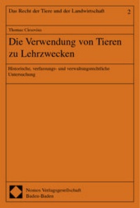 Abbildung von: Die Verwendung von Tieren zu Lehrzwecken - Nomos