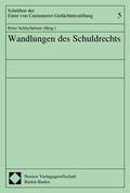 Bild: Wandlungen des Schuldrechts - Nomos