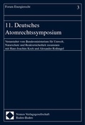 Bild: 11. Deutsches Atomrechtssymposium - Nomos