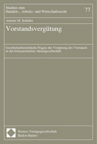 Abbildung von: Vorstandsvergütung - Nomos