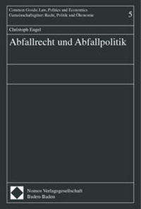Abbildung von: Abfallrecht und Abfallpolitik - Nomos