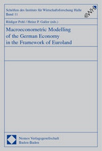 Enlarge image Cover: Macroeconometric Modelling of the German Economy in the Framework of Euroland - Nomos