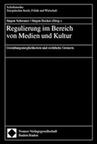 Abbildung von: Regulierung im Bereich von Medien und Kultur - Nomos