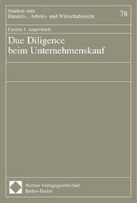 Abbildung von: Due Diligence beim Unternehmenskauf - Nomos
