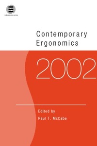 Enlarge image Cover: Contemporary Ergonomics 2002 - CRC Press